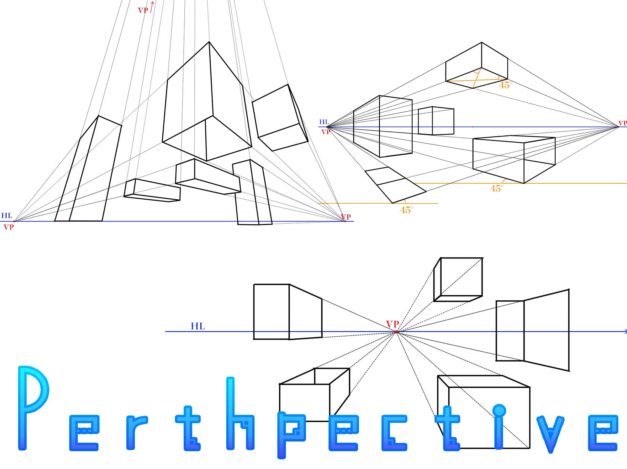 パースペクティブとは イラスト制作時に知っておきたい基本知識を解説 ナツヲカケル 兼業クリエイター雑記