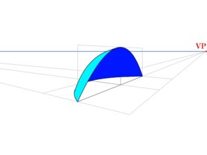 3本軸で曲面を描く色付き
