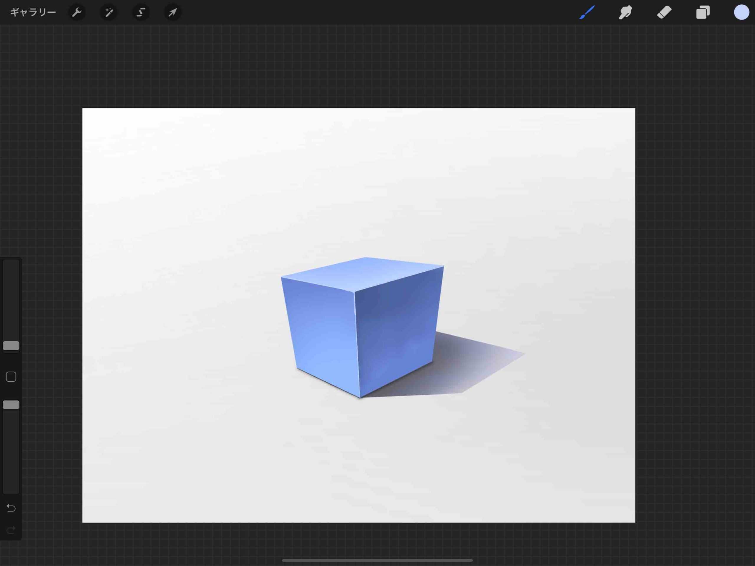 明暗を意識した立体的なキューブを描く方法【Procreate】 | ナツヲカケル−兼業クリエイター雑記−