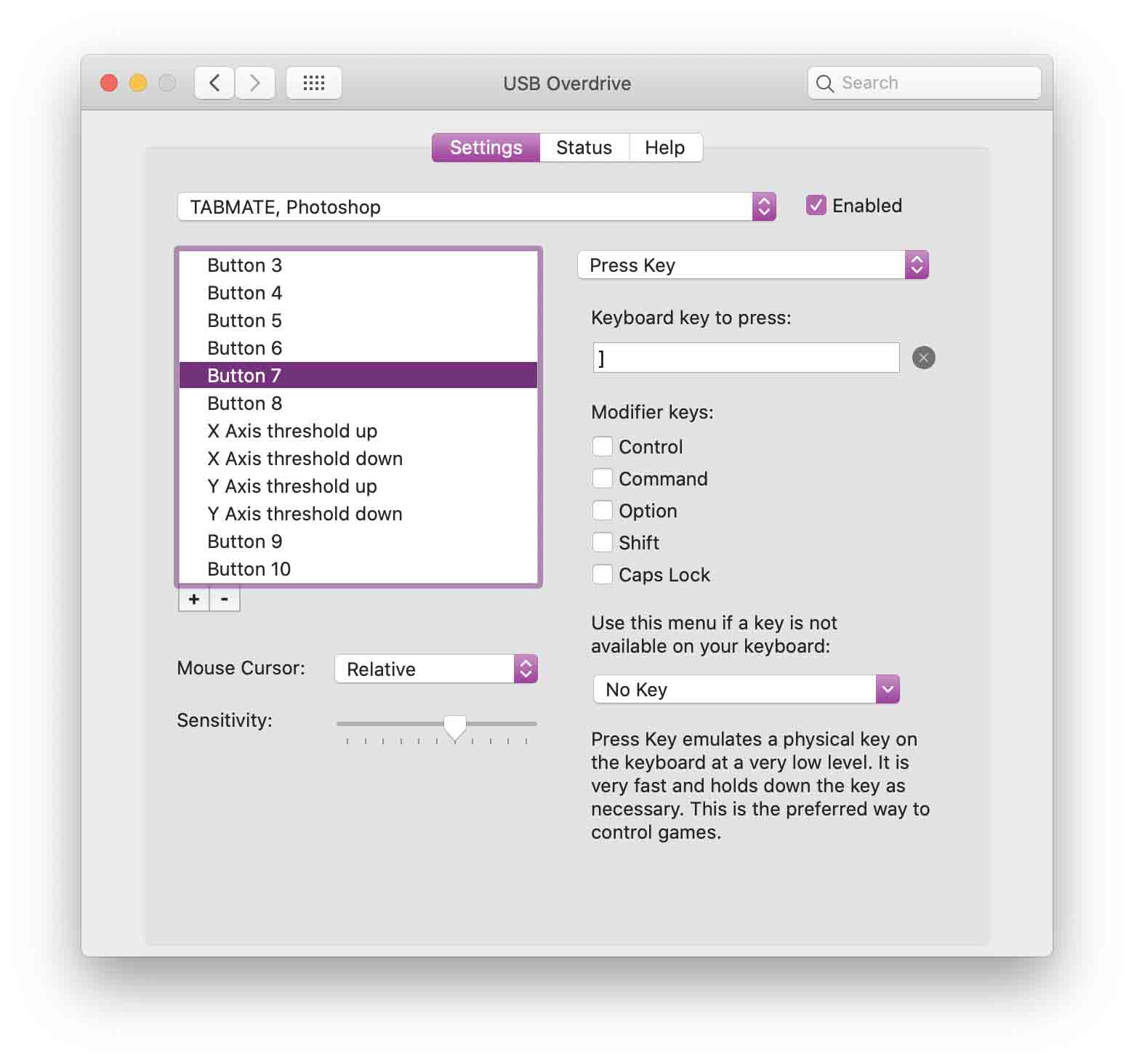 Tabmateをphotoshopで使う方法 Mac版 ナツヲカケル 兼業クリエイター雑記