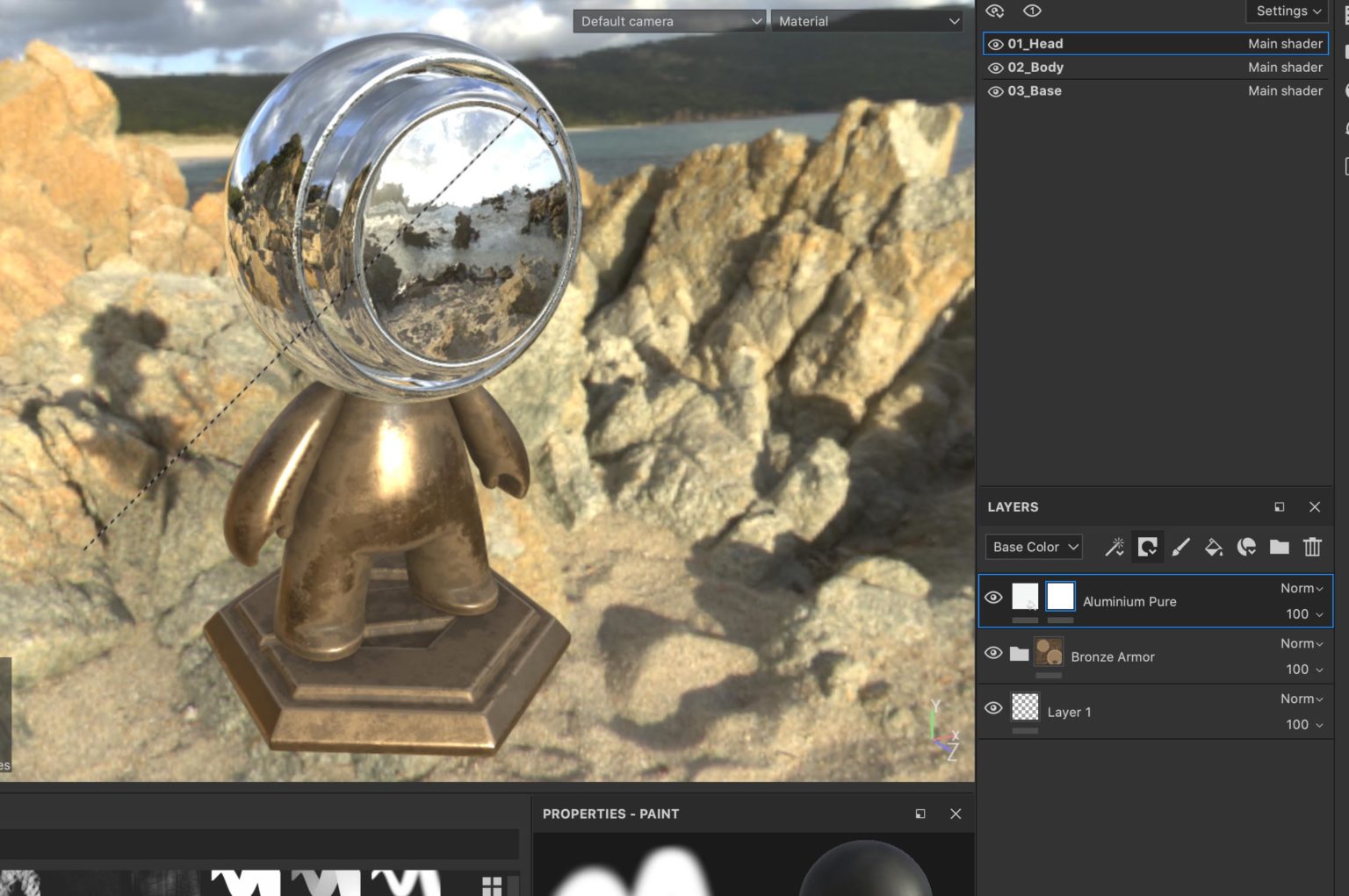 【SubstancePainter】Add Paintでマスクに複数のマスクを作成する | ナツヲカケル−兼業クリエイター雑記−