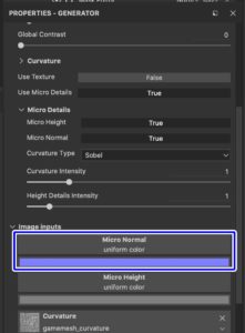 MicroNormalをクリック