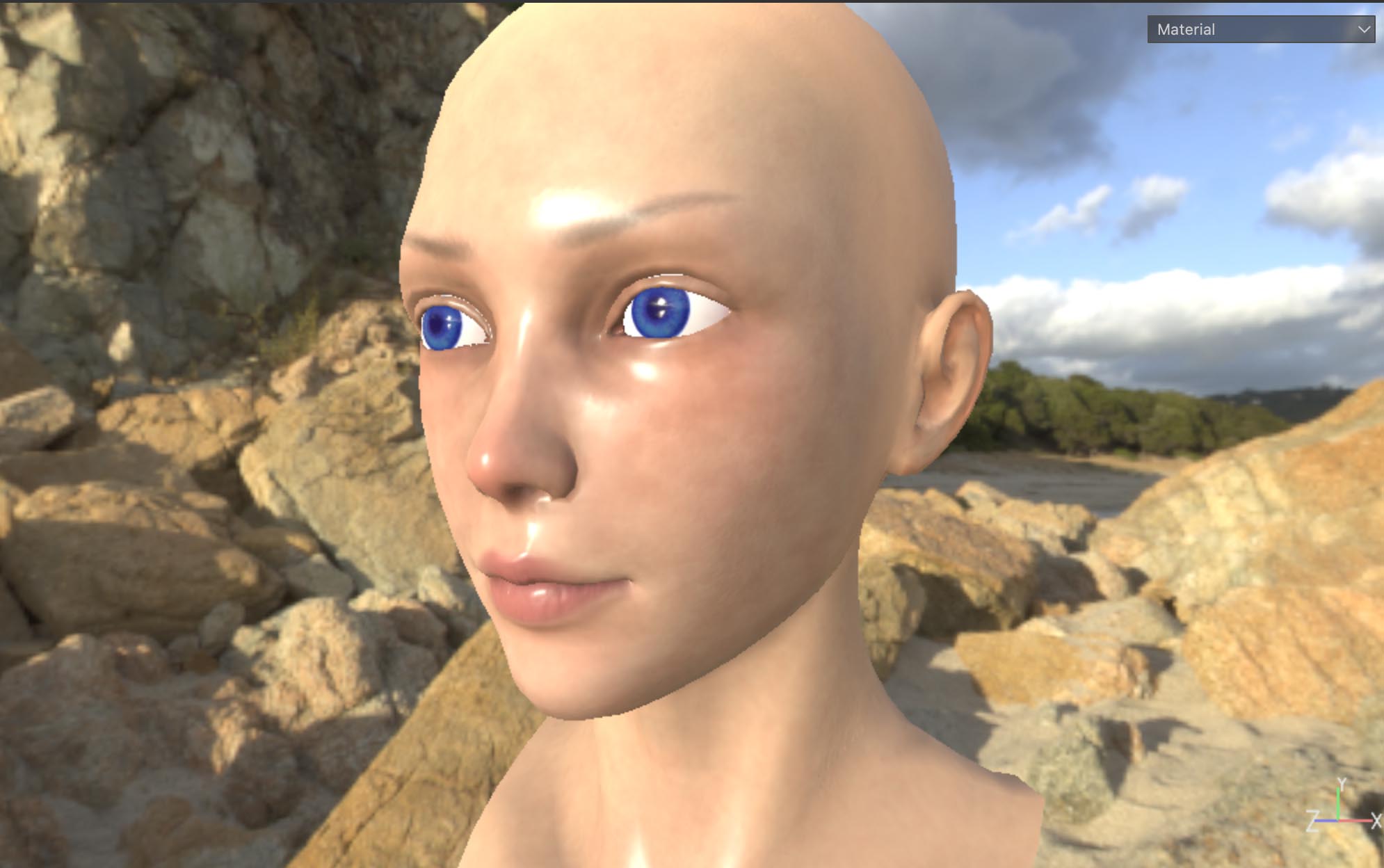 Substancepainter Sub Surface Scattering Sss を使う ナツヲカケル 兼業クリエイター雑記