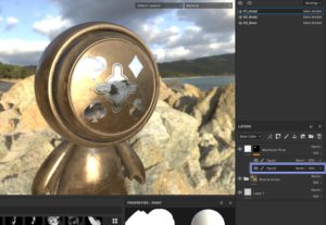 追加したAddPaintレイヤーにペイント