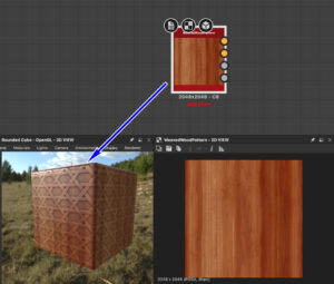 SBSデータを3Dビューに表示した状態