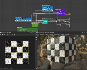 エフェクトを追加するマテリアル