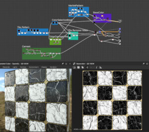 使用するマテリアル