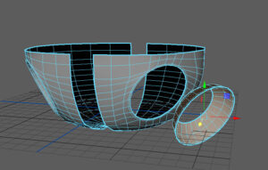 切り離したフェイスごとに移動